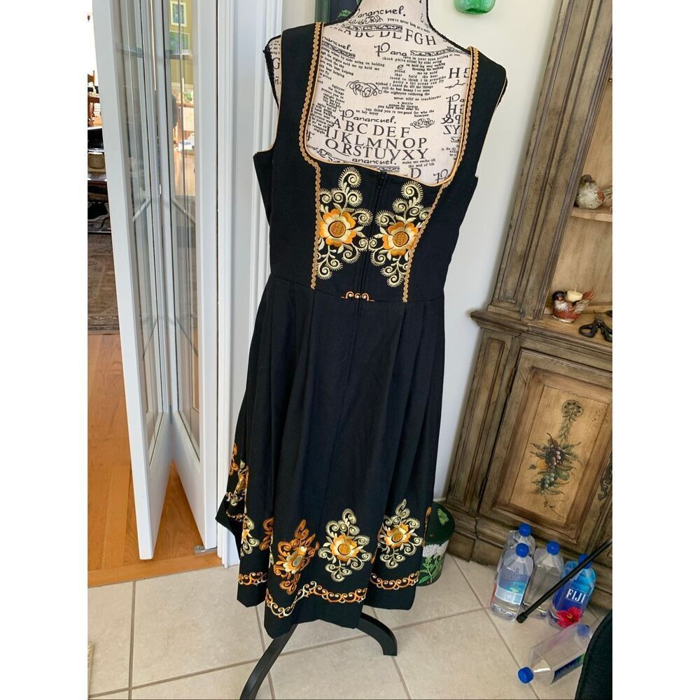 Vintage Rose Dirndl dress from Bavaria, Germany